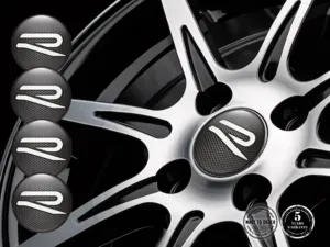 VW Rim Stickers for Cars Domed Emblem Edition